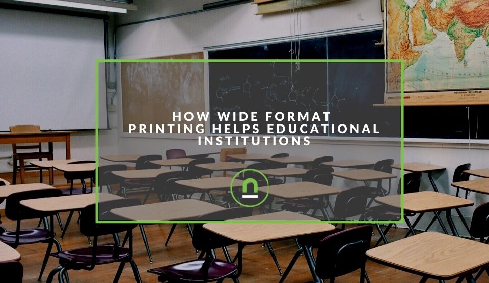 Wide format printer for schools and universities 